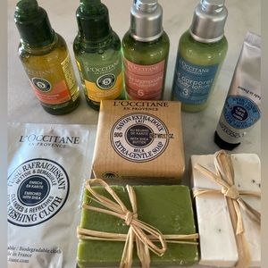 9-Piece L’Occitane travel size bath and body set